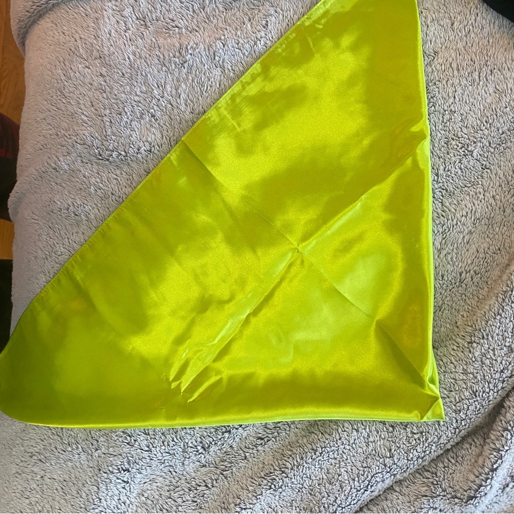 NWOT princess polly neon green scarf top